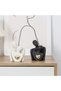 Romantic Couple Statue, Abstract Sculpture Small Shelf Ornaments for Living Room, White Ornaments Couple Figurine Sculptures Gifts for Wedding Anniversary 7x5 - 7