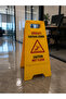 3 Pack Caution Slippery Floor Warning Sign Pvc Warning Sign Door Wall - 2
