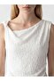 Xside Boat Neck Ruched Gathered Blouse - 3