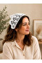 White Hand-Knitted Lace Bandana – Bohemian Chic Hair Accessory