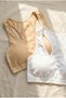Women's 2-Pack Cotton Padded Sports Bra Swimmer Model Half Athlete Bustier Set