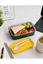 Lunch Box 3 layer Stainless Steel Bento Box 2100ml- 304 Food Grade Steel 5 Compartment, Microwave Safe, Stackable Lunch Container with Insulated Bag & Cutlery - 2