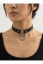Gothic Choker Necklace for Women |   Punk Neck Collar with Lock Detail |   Alternative Style Collar Necklace |   Gothic Style - 2