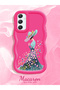Samsung Galaxy A34 5g Compatible Case Camera Protector Red Silicone Couple Phone Case Girl Pattern - 2