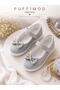 Velcro Girls' Ballerina Shoes - 5