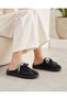 Women's Sneaker Slippers Genuine Leather Thick Sole Comfortable Daily Sports Slippers - 4