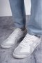 Comfortable Lace-Up Casual Sneaker Shoes White-Grey Men's Sports Shoes - 2