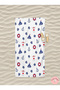 Anchor Sea Pattern Digital Printed Children's Beach Towel Cotton Beach Towel Sea Towel