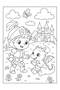 Fairy Tale World Coloring Book |   Unicorn, Prince, Princess and Dragon Themed Children's Coloring Book |   A4 Large Size 32 Sheets - 4