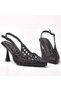Artemisia Women's Knitted Evening Dress Stiletto Shoes - 3