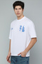 Printed T-Shirt with Crew Neck and Short Sleeves - 3