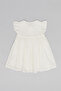 Schiffli Fit & Flare Dress with Bloomers - 3