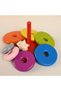 Wooden Ring Tower Montessori Toy Educational Toy 9 Colors - 3