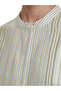 Linen Blended Women's Shirt Tunic - 2