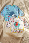 Whale Liquid-Proof Long Sleeve Baby Bib 6-24 Months - Set of 2 Blw Compatible Stain-Proof Activity - 4