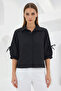 Women's Cotton Black Shirt