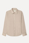 Men's Mink Color Regular Fit Long Sleeve Shirt