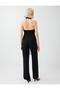 Black Tassel Detailed Slim Fit Knitted Jumpsuit - 6
