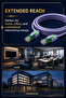 كابل إيثرنت CAT6 عالي السرعة 10 متر - كابل LAN بموصل RJ45 للراوتر والمودم والكمبيوتر الشخصي والكمبيوتر المحمول - 2
