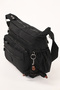 Women's Shoulder Bag Multi-Compartment Water Resistant Daily Crossbody Crinkle Fabric Bag - 6
