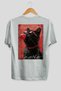 For the Love of Cats 59 Cats Printed White Oversize T-Shirt 100% Cotton Unisex Cat Lover Premium Design