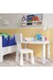 MAMMUT Children's table, in/outdoor white, 77 x 55 cm - 4