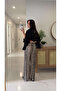 Sonilla Brown Mink Patterned Trousers - 2