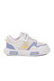 White Blue Velcro Mesh Boys' Sports Shoes - 2