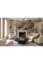 Selvi Panoramic Vintage Mediterranean Garden Self-Adhesive Wallpaper