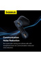 C-Mic CM10 Solar Charging Single Ear Wireless Earphone for Car - Black - 5