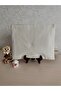 Raw Linen Book and Tablet Cover - Multi-Purpose Organizer with Digital Print Leaf Pattern Pockets - 4