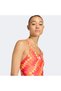 Footballinspired Graphic Women's Red Swimsuit - 4