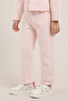 Solid Straight Fit Pants with Button Closure - 3