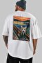 25 Cats for Cat Lovers Printed White Oversize T-Shirt 100% Cotton Unisex Cat Lover Premium Design - 5
