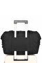 Medium Size Waterproof Extra Light Crinkle Fabric Hand Luggage and Sports Bag Black/White - 7