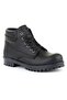 Winter Waterproof Lace-Up Casual Boots Black Unisex Shoes - 2