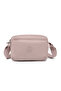 Daily Small Size Waterproof Lightweight Crinkle Fabric Women's Shoulder Bag Sand
