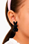 Pink Rabbit Earrings Plush-Looking Cute Figured Earrings