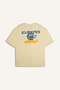 100% Cotton Nba Golden State Warriors Licensed Oversized Short Sleeve Yellow T-Shirt H3425Ax26Sm - 6
