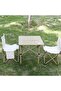 Foldable Camping Table Portable Outdoor Picnic Table With Carry Bag Aluminum Alloy - 6