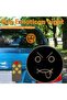 LED Emoticon Car Sign, Remote-Controlled Back Window Display with Funny Gestures & DIY Expressions for Road Communication and Car Décor - 5