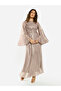 Radiant Twist Drape Evening Maxi Dress
