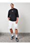 Oversized Cargo Pocket Fleece Shorts