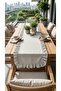 Ruffled Cotton Fabric (40 X 110) Runner - 5