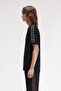 Contrast Tape Ringer Men's Crew Neck T-Shirt Black - 2