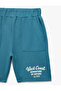 Cotton Printed Shorts with Elastic Waist and Pocket Detail - 3