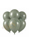 Sage Green Color Latex Retro Balloon (30 cm) - 6 Pieces