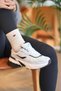 Women's White Black Sneaker Casual Sports Shoes 044 - 3