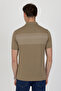 Polo Collar Cotton Pocketless Short Sleeve T-Shirt - 7