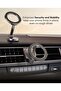 ZenGrip Magnetic Car Phone Mount | 1080° Rotation | Secure One-Handed Mount (Gray) - 4